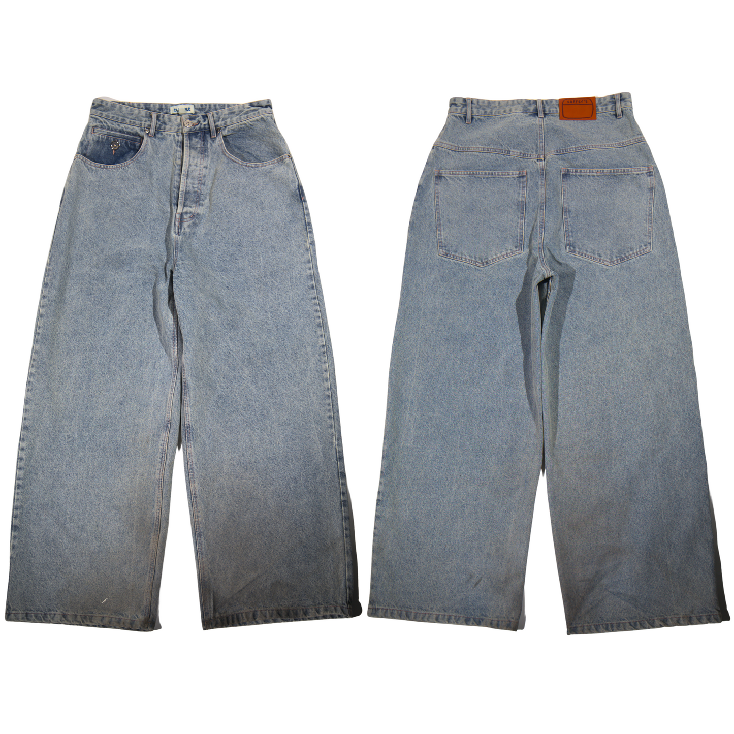 Burnout Jean, lightwash