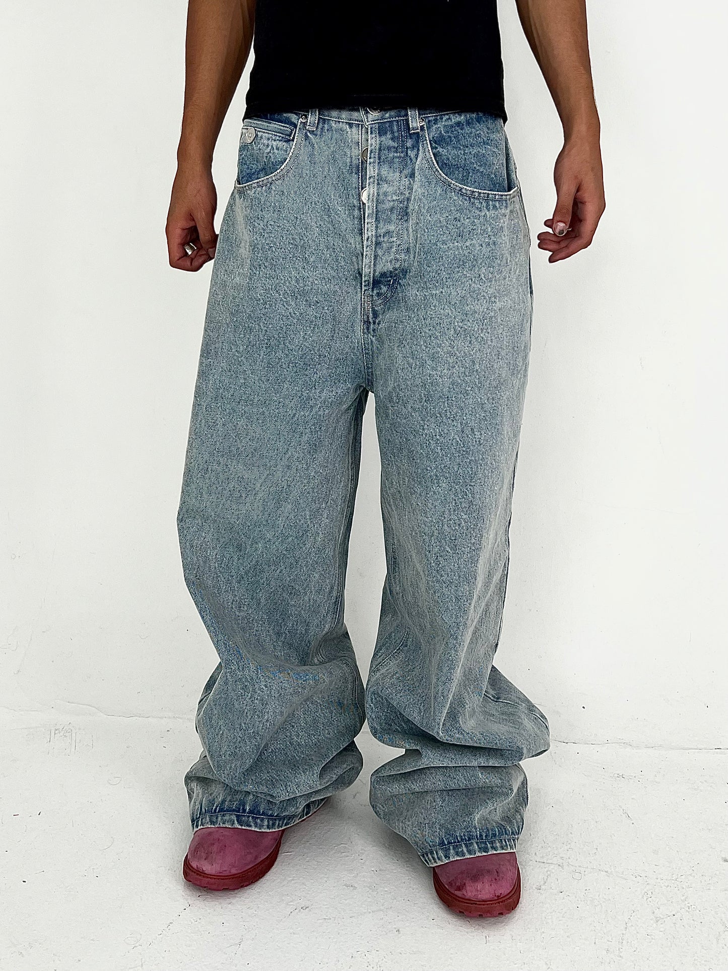 Burnout Jean, lightwash