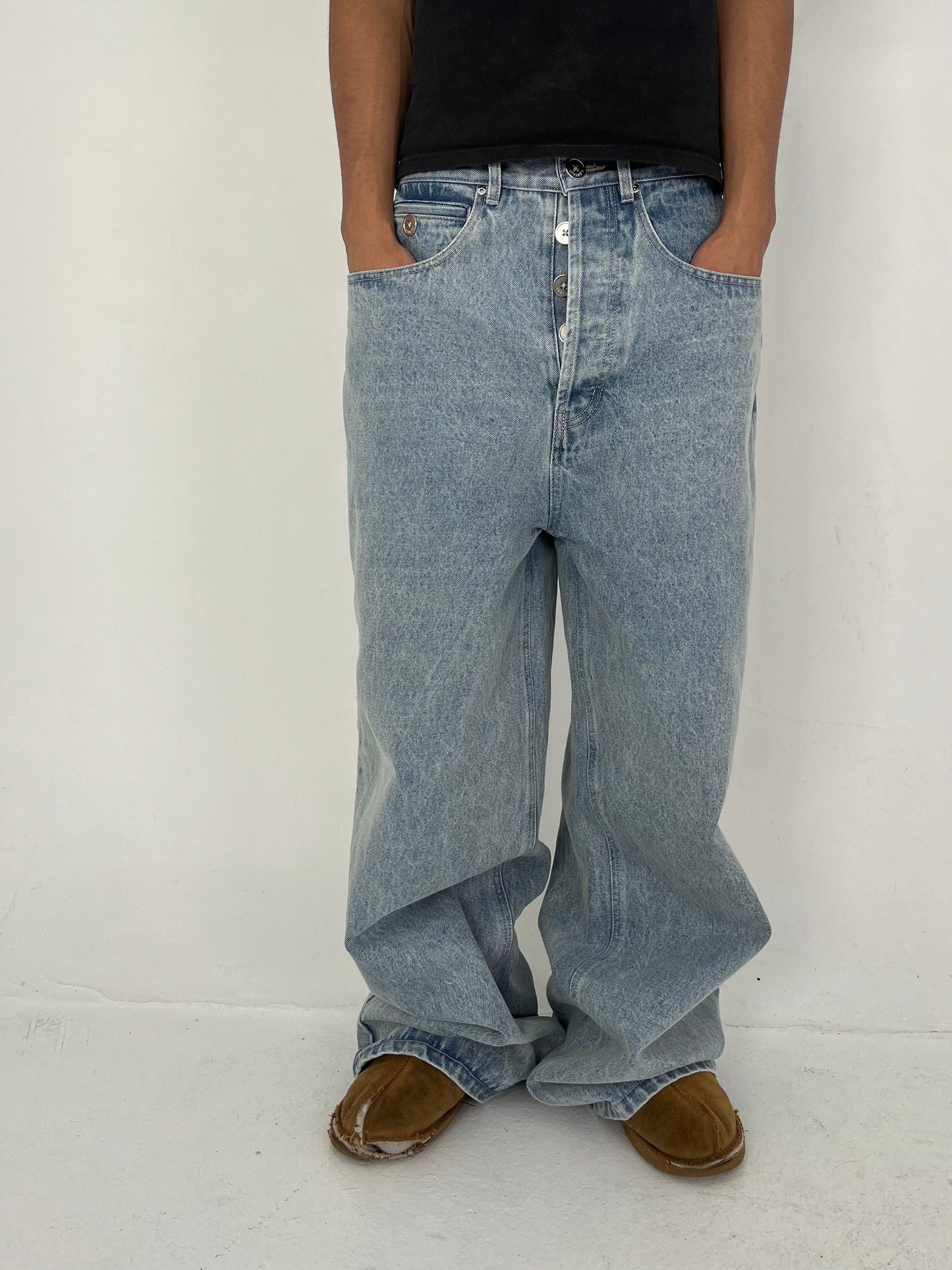 Burnout Jean, lightwash
