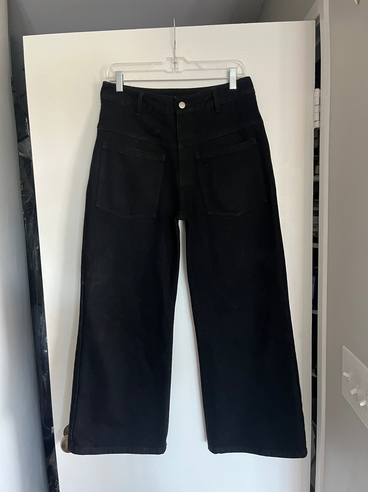 Double back jeans, black