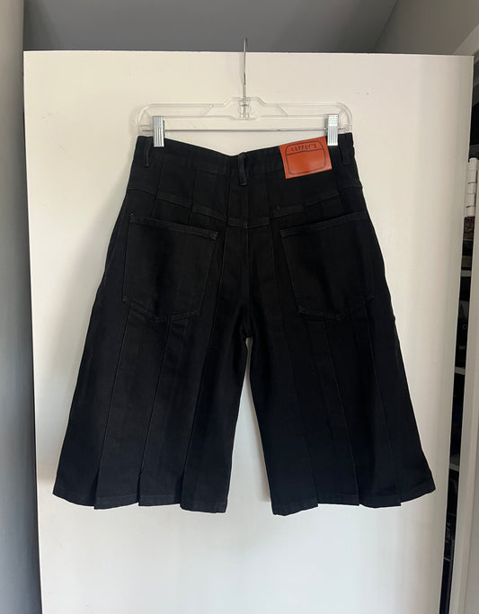 Skirt jorts, black