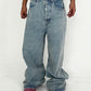 Burnout Jean, lightwash