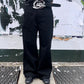 Double back jeans, black