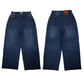 Burnout Jean, washed blue