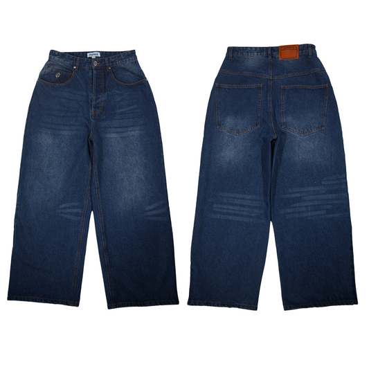 Burnout Jean, washed blue